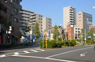 魚籃坂下緑地の写真